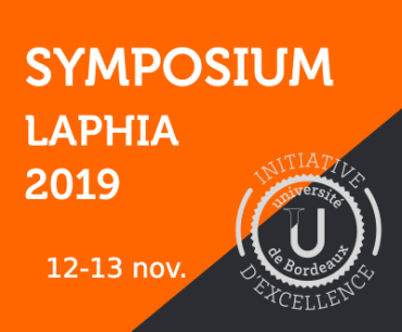 7e Symposium LAPHIA : 12-13 novembre 2019